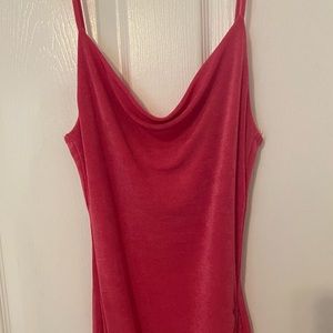 Brand new tags on hot pink dress